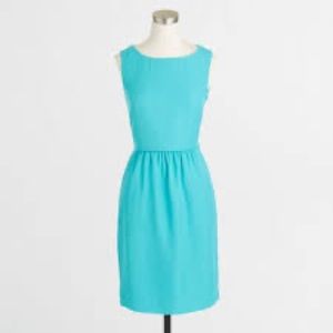 Worn once J. Crew Factory Camille Dress in Aqua, size 0.